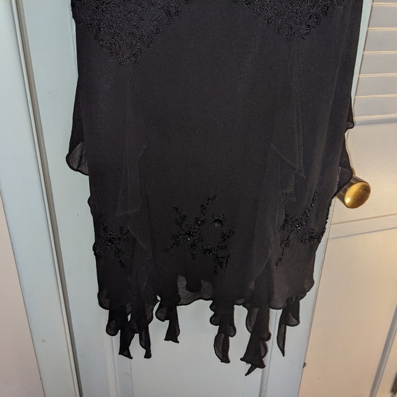 Gorgeous SUE WONG black party dress size 10 - Picture 4 of 10